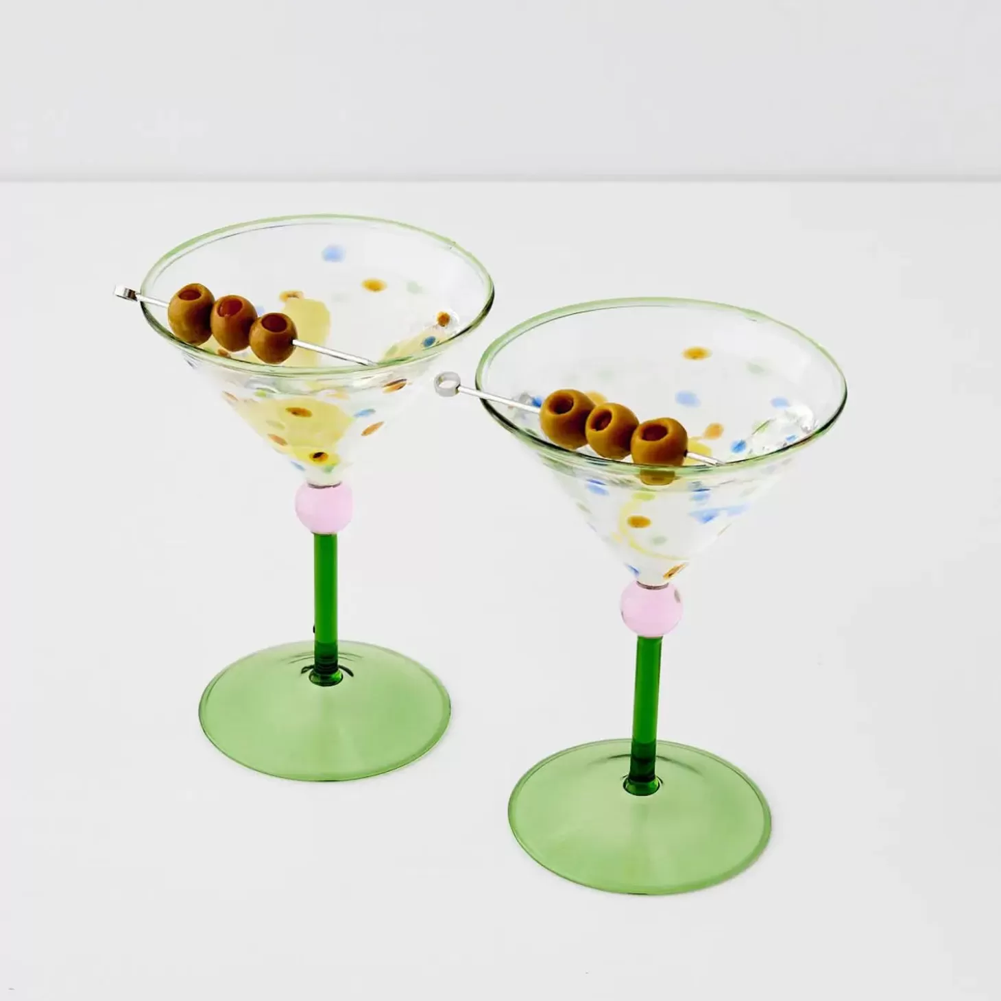 Discount GigiandTom Bijoux Martini Cocktail Glass Set