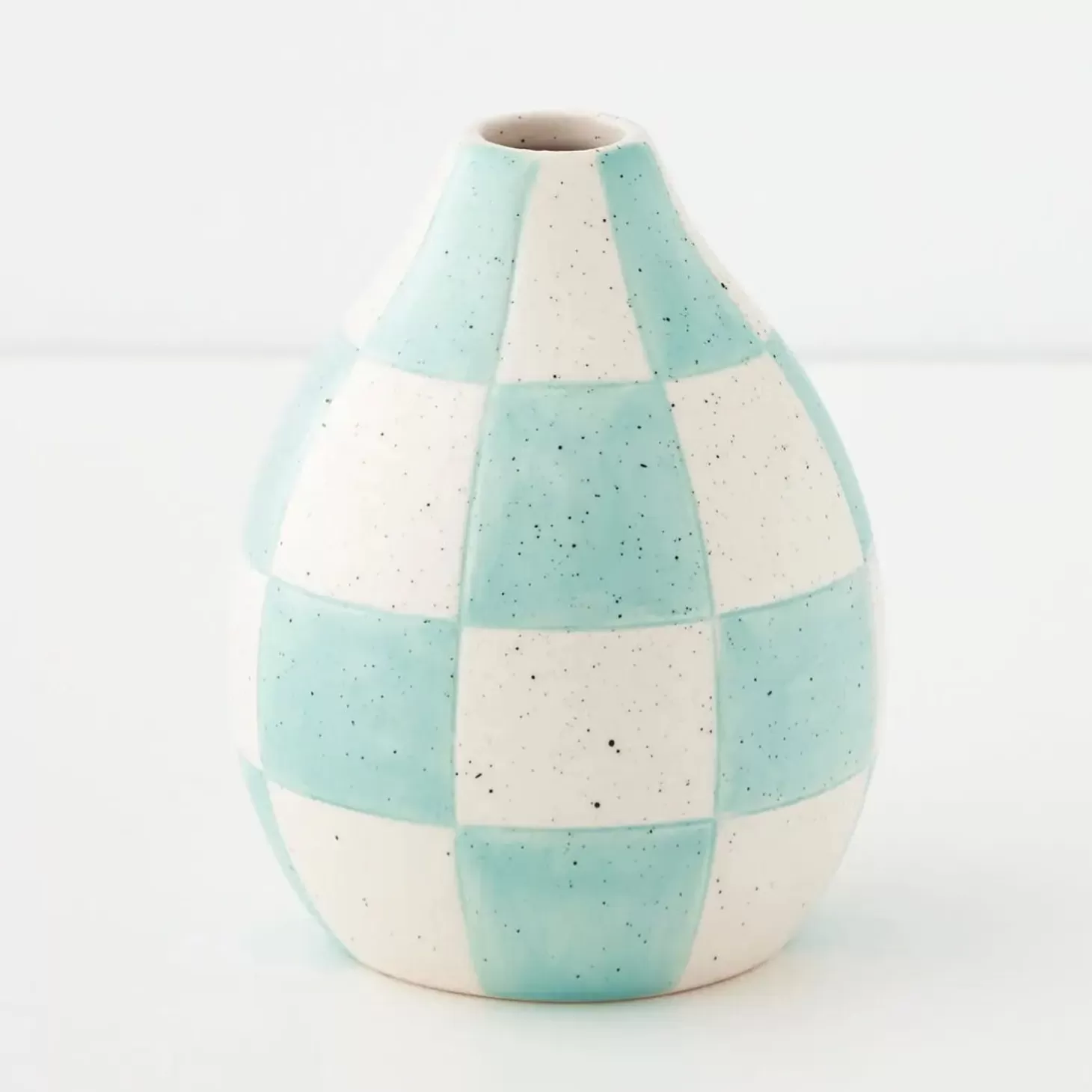 Hot GigiandTom Check Ceramic Vase Blue