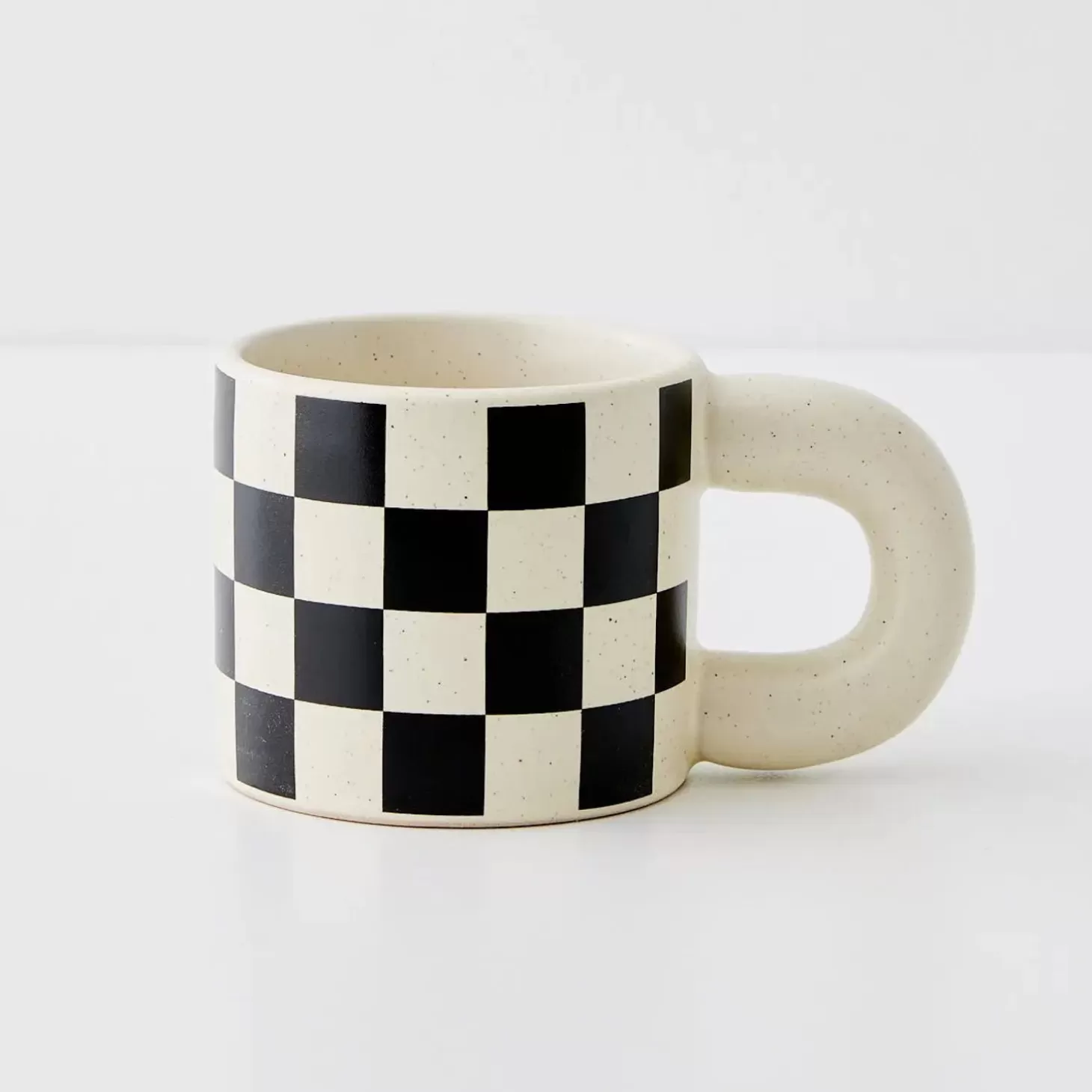 Best Sale GigiandTom Checkerboard Ceramic Mug