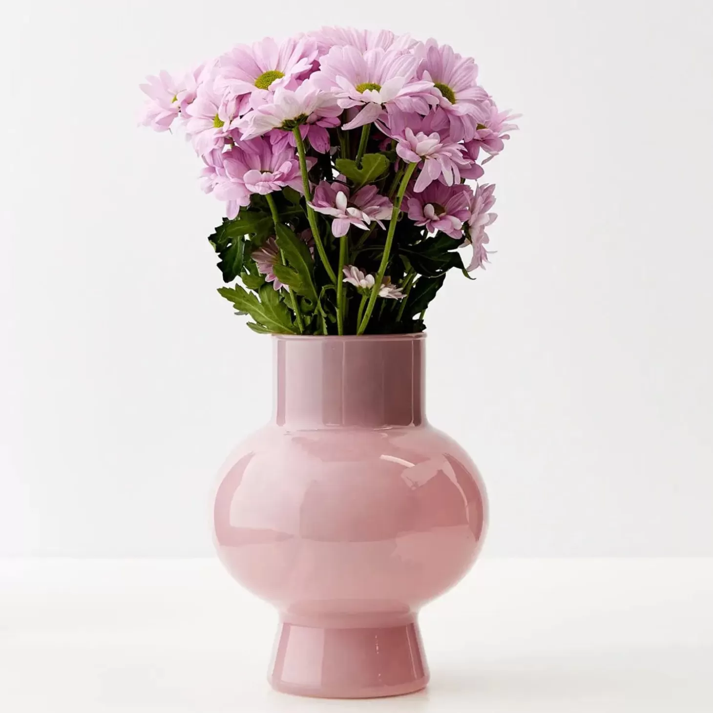 Flash Sale GigiandTom Coloured Glass Vase Pink