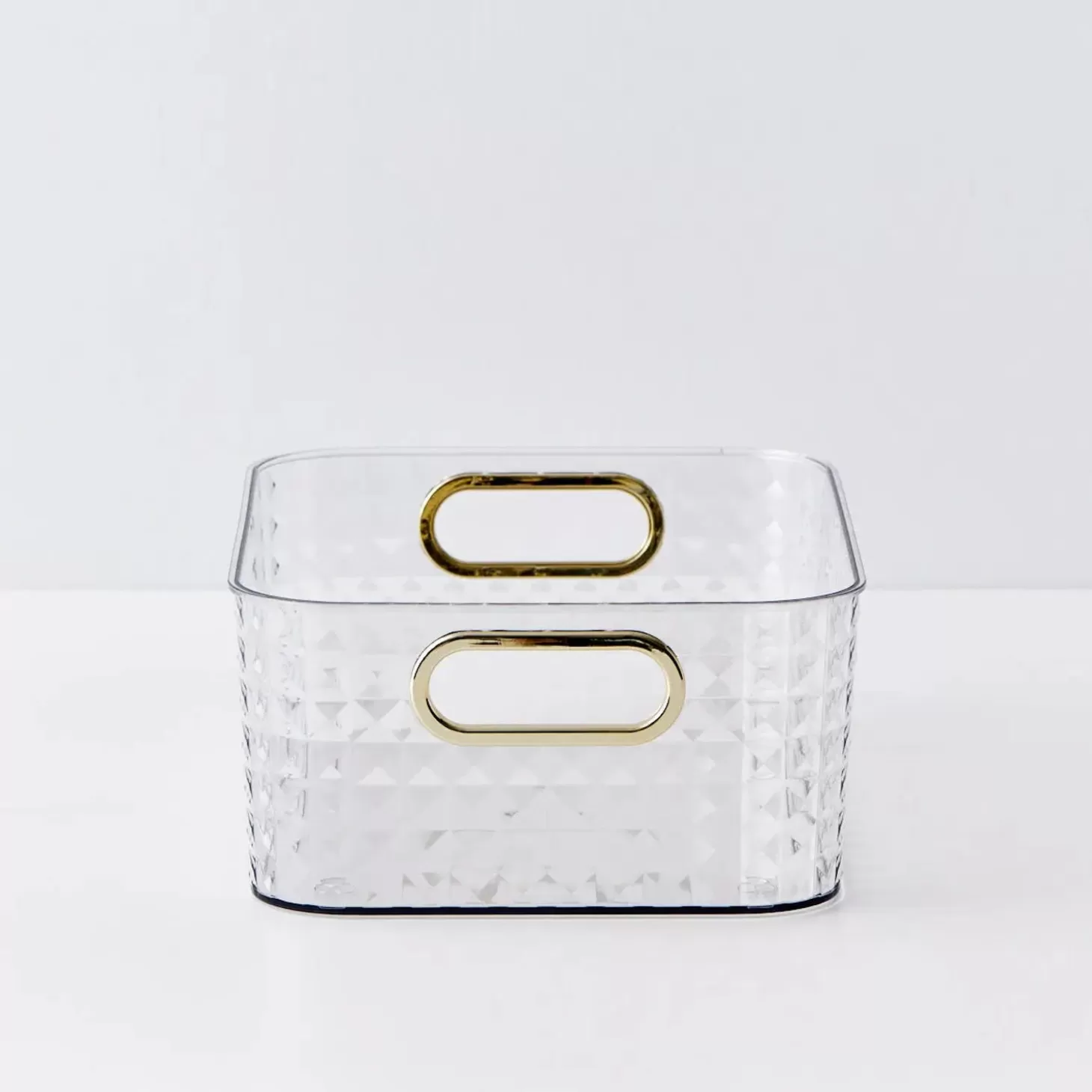 Best Sale GigiandTom Crystal Cut Storage Container Clear