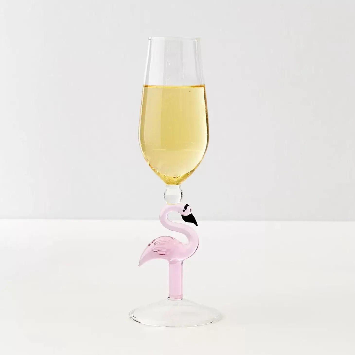 Fashion GigiandTom Flamingo Stem Champagne Glass