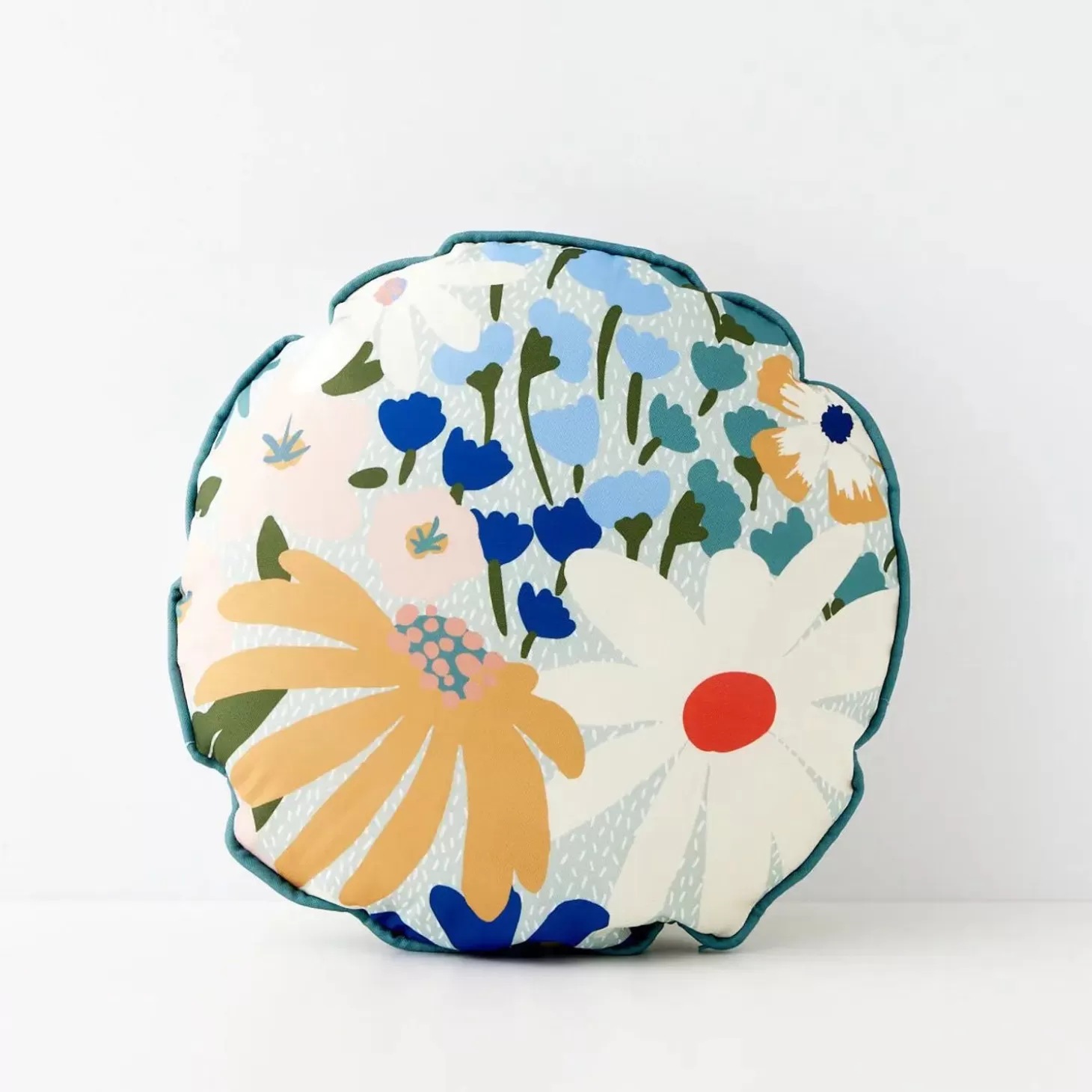 Clearance GigiandTom In Bloom Alfresco Cushion With Insert Blue