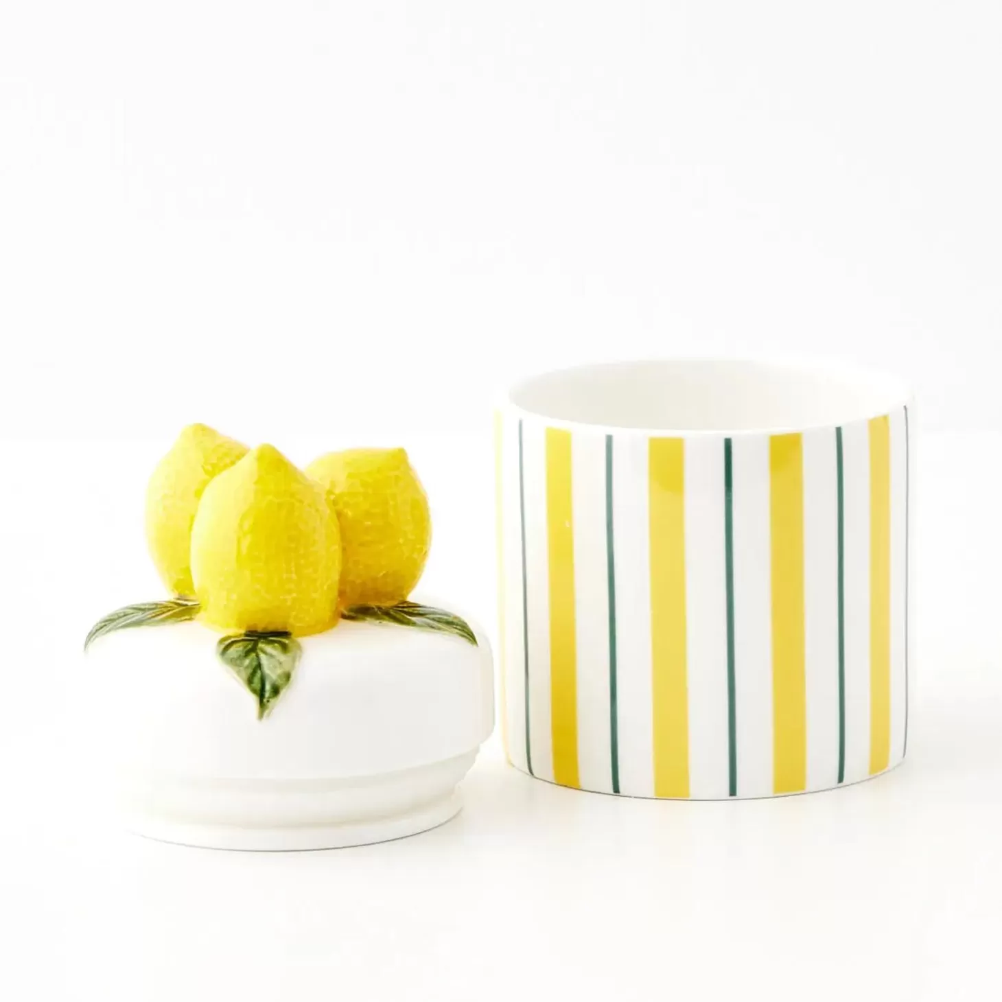 Online GigiandTom Lemon Ceramic Canister