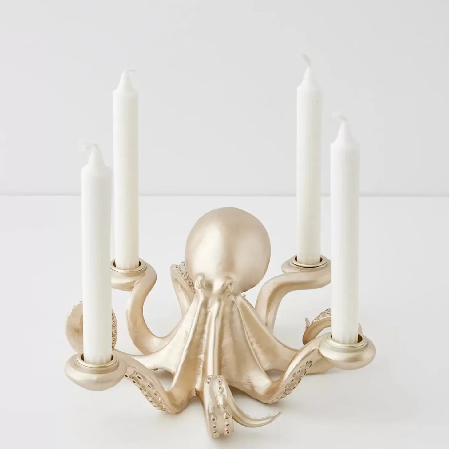 Discount GigiandTom Otto Octopus Resin Candle Holder Gold