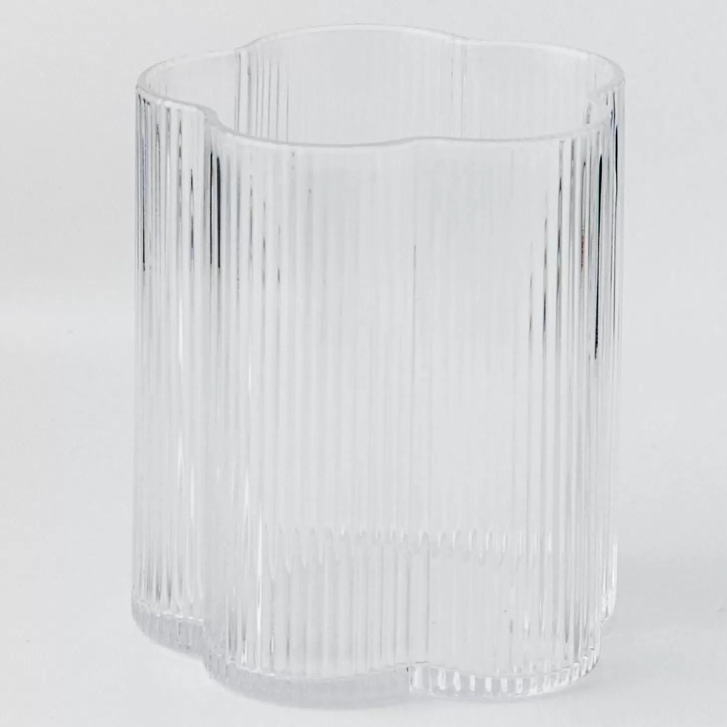 Discount GigiandTom Ribbed Flower Glass Tumbler