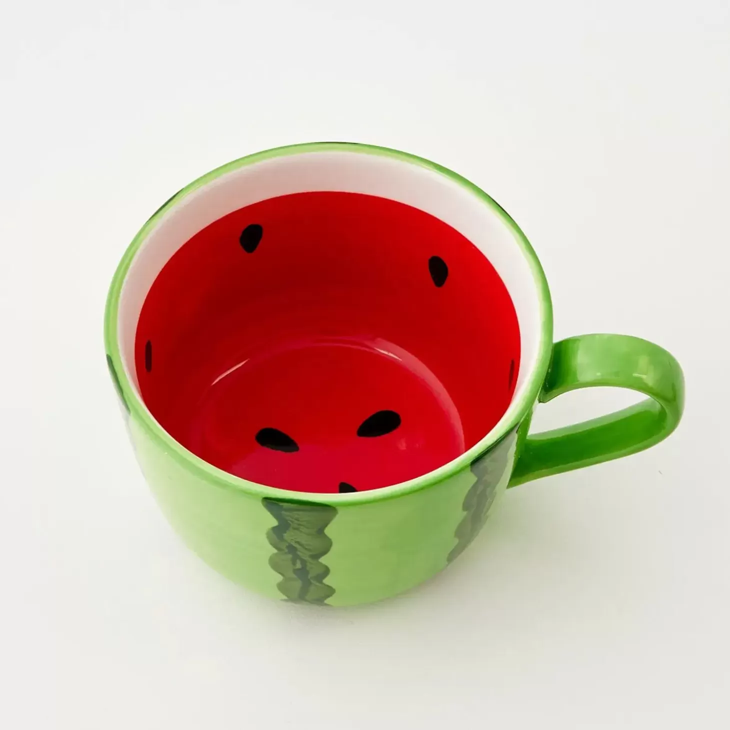 Fashion GigiandTom Watermelon Ceramic Mug Red